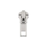 Cursor fermoar cu autoblocare pentru fermoar metalic Crisalida, 5 mm, Argintiu