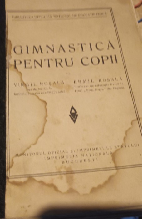 GIMNASTICA PENTRU COPII VIRGIL ROSALA