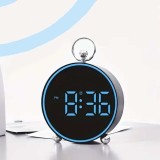 Ceas digital de camera cu termometru, perete, TDItronics, afisaj LED, alarma,