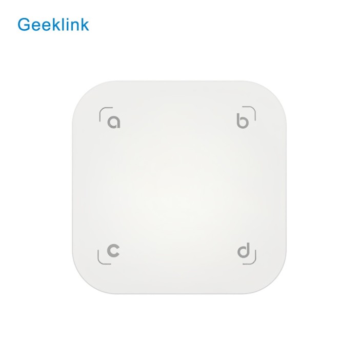 Telecomanda inteligenta touch cu 4 butoane, invatare scene Geeklink SmartElectro IntelligentHouse