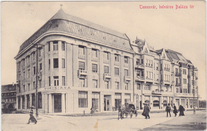 CP Timisoara Temesvar Cladirea Timisiana balazs ter ND(1915)