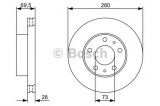 Disc frana PEUGEOT BOXER caroserie (2006 - 2016) BOSCH 0 986 479 313