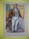 HOPCT 508 X REGELE TIRULUI CU ARCUL -COSTUME SI MESERII- BRABANT 1835 BELGIA --NECIRCULATA