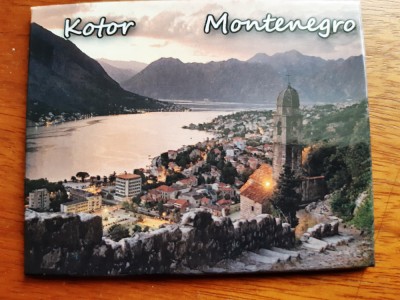 XG Magnet frigider - tematica turistica - Muntenegru Kotor foto