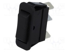 Comutator rocker BULGIN SP3T 3 poziții 16A 250VAC negru