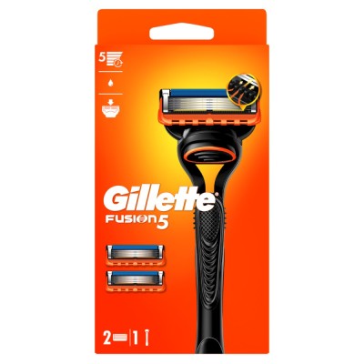 Aparat de ras pentru barbati Fusion5 + rezerva, 1 bucata, Gillette foto