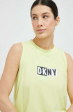 Dkny top femei, culoarea verde