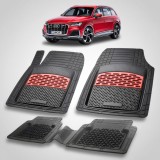Covorase Audi Q7 4M SUV Compatibile 2015-2025 | Red, Cauciuc