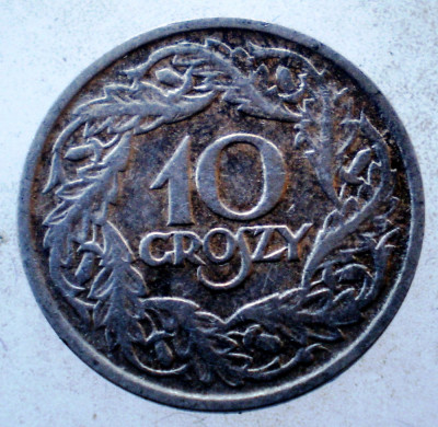 1.040 POLONIA 10 GROSZY 1923 foto
