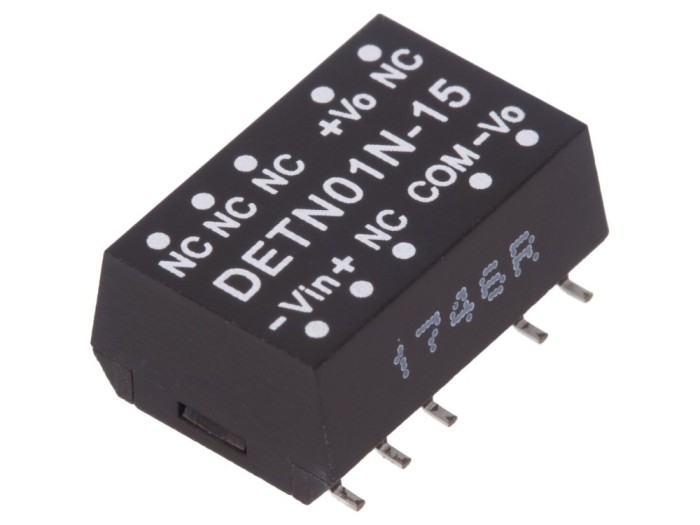 Convertor DC/DC 1W, 15V/-15V