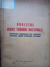 Procesul marii tradari nationale (Editia: 1946) foto