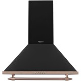 Hota decorativa retro Tesla DC600ABP, 60cm, Negru1 motor 190W, 630m3/h, 3 trepte, LED 2x2W