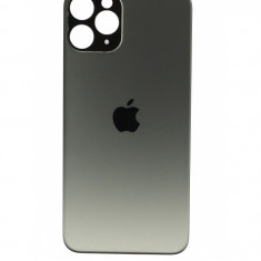 Capac Baterie Apple iPhone 11 Pro Max Verde, cu gaura pentru camera mica