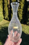 VAZA VINTAGE DIN STICLA TEHNICA CRACKLE