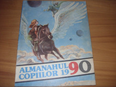 ALMANAHUL COPIILOR 1990 (format mare, ilustratii, benzi desenate, poezii,etc) foto
