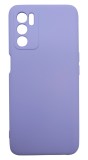 Husa din silicon, silk touch si catifea pentru Oppo A16, Lila, Oem