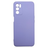 Husa din silicon, silk touch si catifea pentru Oppo A16, Lila