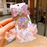 Set de 4 accesorii pentru par - Pearl, Superbaby