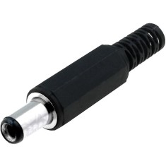 Mufa alimentare DC tata 5.5x2.1 mm 9mm pe cablu PC-2.1/5.5