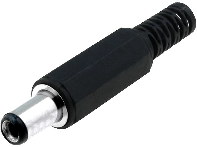 Mufa alimentare DC tata 5.5x2.1 mm 9mm pe cablu PC-2.1/5.5