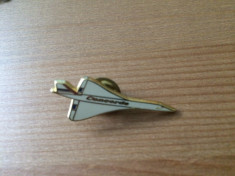 concorde insigna PIN model avion franta decat paris insigna hobby de colectie foto