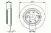 Disc frana HONDA ACCORD VIII TOURER (2008 - 2016) BOSCH 0 986 479 740