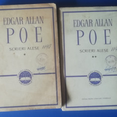 myh 712f - Edgar Allan Poe - Scrieri alese - doua volume - ed 1963