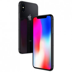 Telefon mobil Apple iPhone X 64GB Space Grey rezistent la apa,praf si la stres! foto