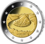 !!! GERMANIA - 2 EURO 2025 , COMM. SAARLAND , D - KM NEW - UNC / DIN ROL // NU TRIMIT PRIN CURIER