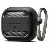 Husa Samsung Galaxy Buds 3 Spigen Rugged Armor, negru