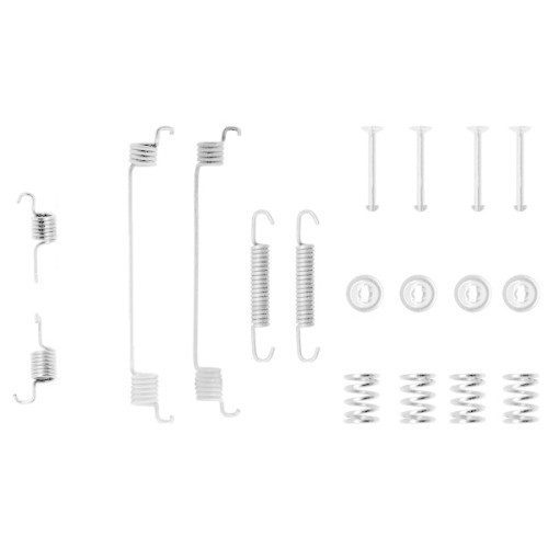 Set accesorii saboti frana Dacia Sandero; Fiat Fiorino (147), Fiorino Box (146), Fiorino Pick Up (146), Punto (176), Punto Convertible (176), Punto V