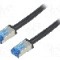 Cablu patch cord, Cat 6a, lungime 1m, S/FTP, LOGILINK - CQ7033S