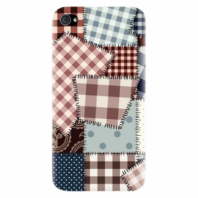 Husa silicon pentru Apple Iphone 4 / 4S, Patchwork Vector foto