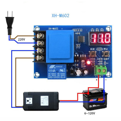 XH-M602 incarcare si protectie baterie / acumulator li-ion 3.7 - 120V (x.2941R) foto