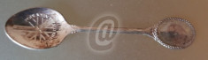 Lingurita argintata de colectie, 11.5 cm foto
