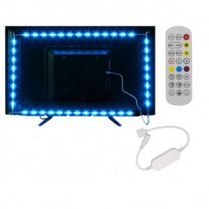 Kit banda led RGBW smart WiFi cu telecomanda pentru TV