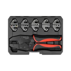 Cleste sertizat, 5 matrițe interschimb. Yato YT-22451