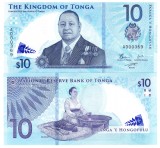 Tonga 10 Pa&#039;anga 2023 P-52 Polimer UNC