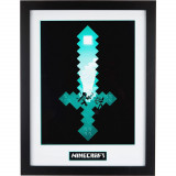 Poster cu Rama Minecraft - Diamond Sword (30x40), Abystyle