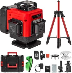 Nivela Laser cu Trepied 16 Linii, 25m, Display LCD, Timp de Nivelare &le; 5s, &plusmn;0.2 mm/1m, Profesional, CAMPION PROFESIONAL CMP1727