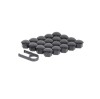 Set capace prezoane roata Automax, 17mm, 20buc, negru AutoDrive ProParts