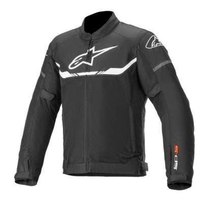 Geaca Moto Alpinestars T-SPS Air Jacket, Negru/Alb, Extra-Large foto