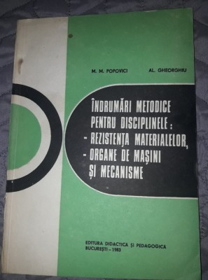 indrumari metodice-disciplina-rezistenta materialelor organe masini si mecanisme foto