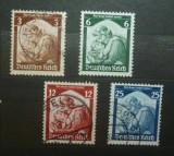 Set timbre Germania Deutsches Reich 1934 Die Saar kehrt heim stampilate - A228