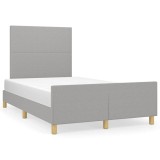 Cumpara ieftin Cadru de pat fara saltea, gri deschis, 120x200 cm, textil