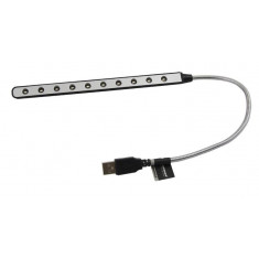 Lampa USB Flexibila 10 Led-uri 26 cm pentru PC sau Notebook Esperanza