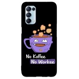 Husa compatibila cu Oppo Find X2 Pro model No koffe no workee Koffing Pokemon, Silicon, TPU, Viceversa, Transparent, Carcasa