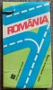 Romania, harta administrativ-rutiera