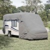 VidaXL Husa de rulota gri 610x235x275 cm Tesatura netesuta 4015877
