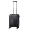 Troler Ella Icon Arrow Negru, 55x35x22 cm, ABS, 4 Roti, Cifru, ComfortTravel Luggage